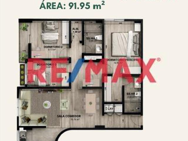Departamento venta en Caima, Arequipa