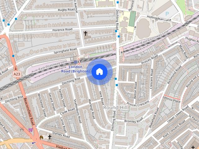 Apartment for rent in Round Hill, Brighton & Hove