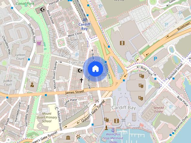 Apartment for rent in Cardiff Bay, Falcon Lodge