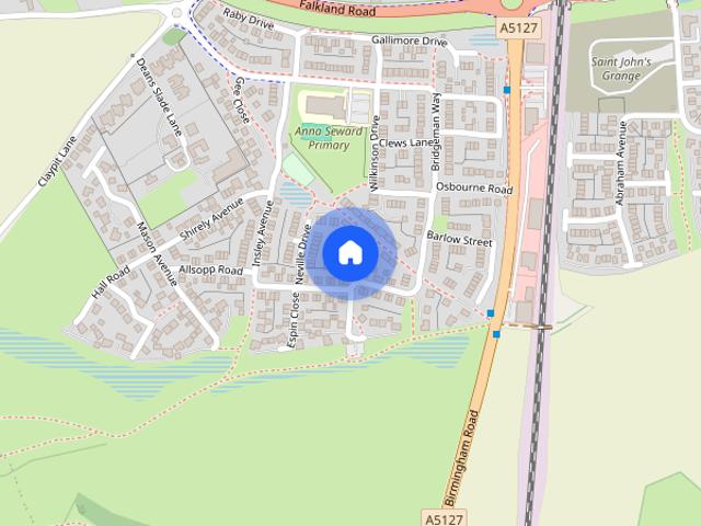 House for rent in Darwin Park, Lichfield