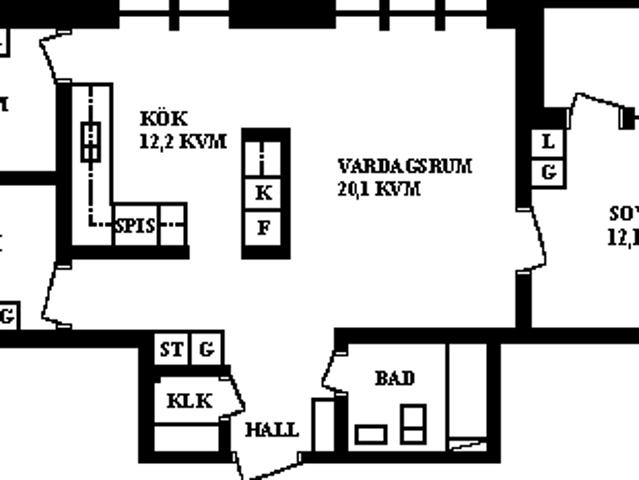 Lägenhet hyra i Holmsund, Västerbotten