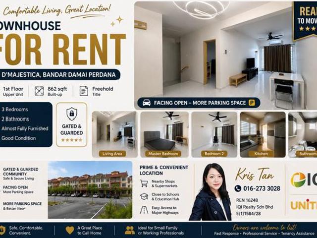 Townhouse for rent in Kajang, Langat