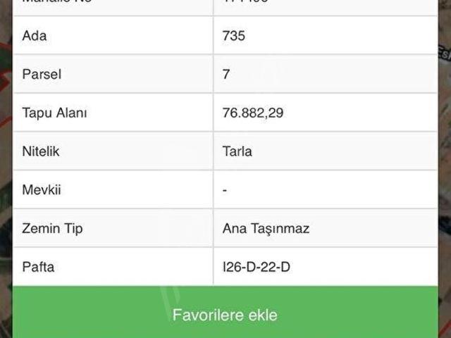 Doğanca, Mahmudiye içerisinde satılık Arsa