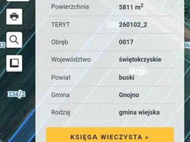 Grunt na sprzedaż w Gnojno, Świętokrzyskie