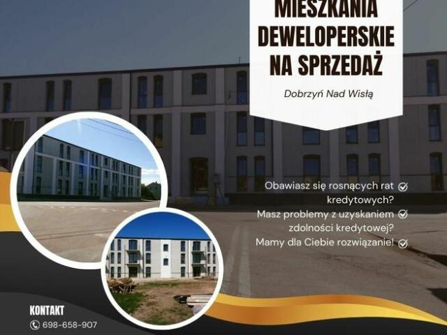 Mieszkanie na sprzedaż w Dobrzyń Nad Wisłą, Kujawsko-pomorskie