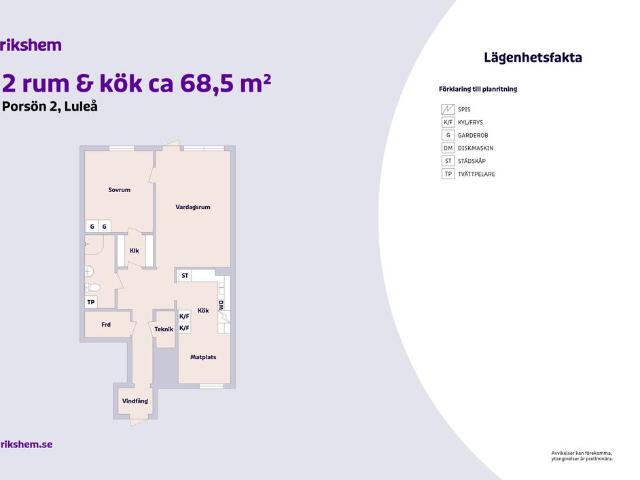 Lägenhet hyra i Luleå, Norrbotten