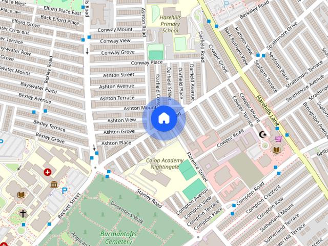 Apartment for rent in Harehills, West Yorkshire
