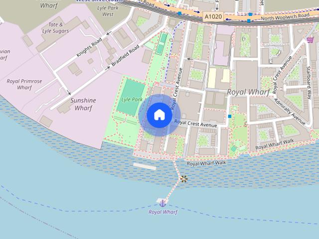 Apartment for rent in Royal Wharf, Greater London