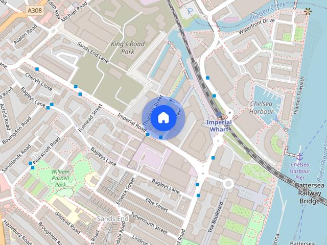 Apartment for rent in Chelsea Creek, Greater London
