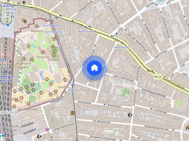Kamer location à Antwerpen