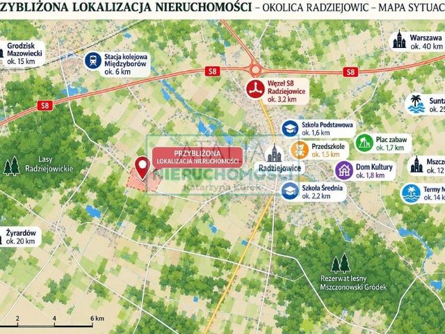Dom na sprzedaż w Radziejowice, powiat żyrardowski