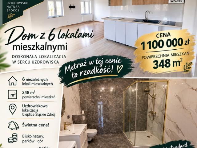Dom na sprzedaż w Cieplice Śląskie-Zdrój, Jelenia Góra