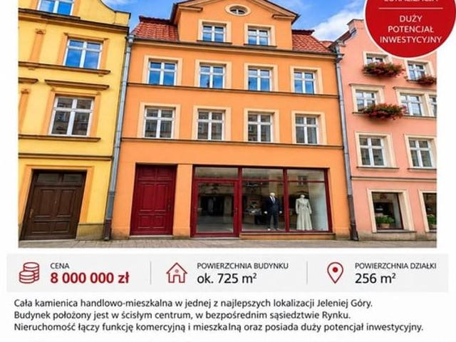Dom na sprzedaż w OBSZAR PLAC RATUSZOWY, Jelenia Góra