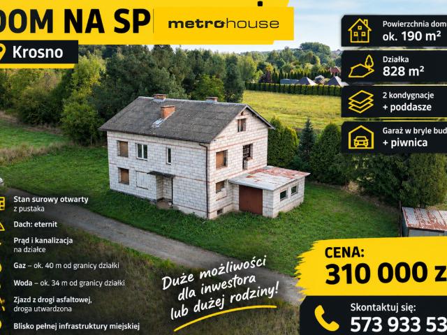Dom na sprzedaż w Dzielnica Krościenko Niżne, Krosno