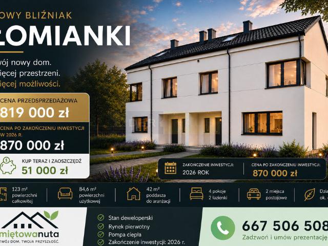 Dom na sprzedaż w Łomianki, Mazowieckie