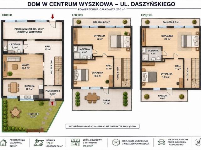 Dom na sprzedaż w Wyszków, Mazowieckie