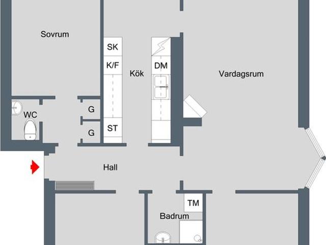 Lägenhet hyra i Tranås