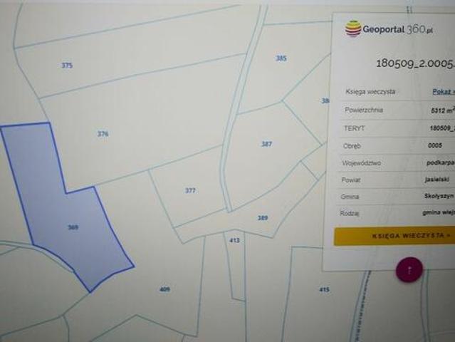 Grunt na sprzedaż w Skołyszyn, Podkarpackie