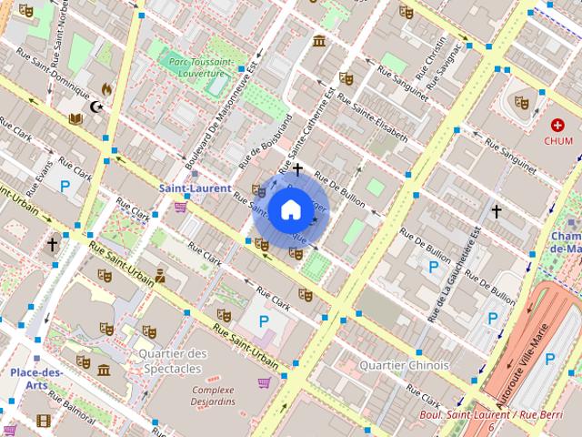 Apartment for rent in Quartier Chinois, Montréal