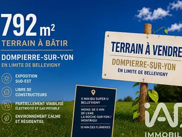 Terrain vente à La Roche-sur-Yon, Dompierre-sur-yon