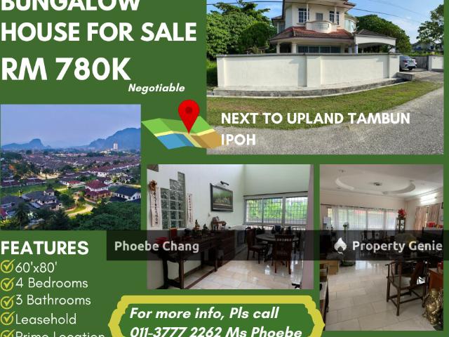 Bungalow for sale in Perak, Tanjong Ipoh