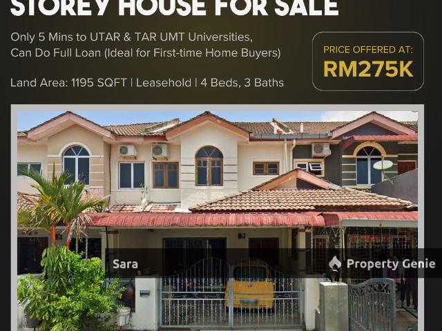 Terraced House for sale in Perak, Kampar