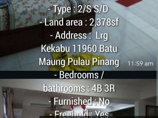Residential House for sale in Georgetown, Penang