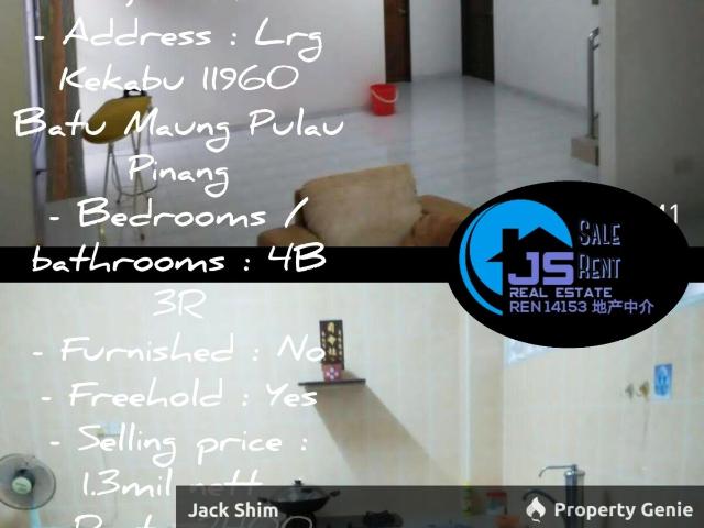 Residential House for sale in Georgetown, Penang