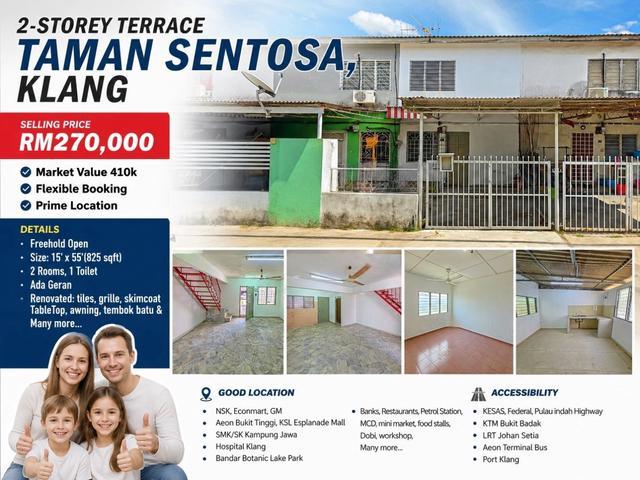 Terraced House for sale in Port Klang, Selangor