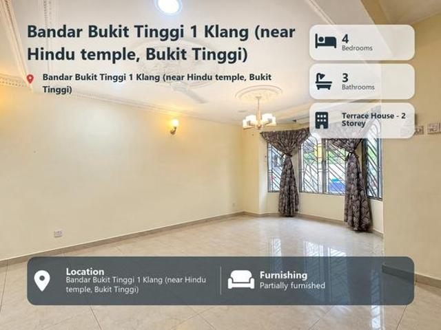 Terraced House for rent in Bandar Bukit Tinggi, Bandaraya Klang