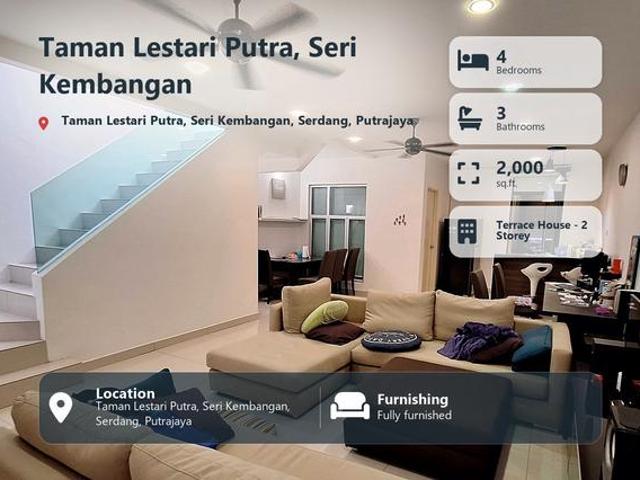 Terraced House for sale in Seri Kembangan, Majlis Bandaraya Subang Jaya