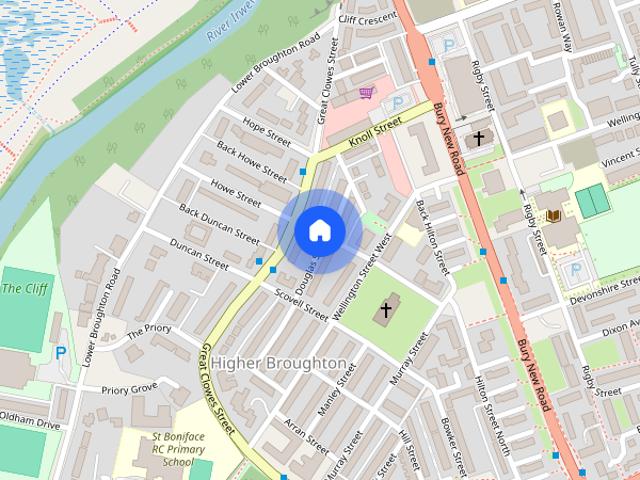 House for rent in Higher Broughton, Salford