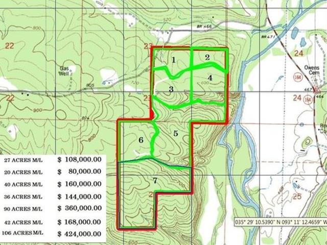Land for sale in Dover, Pope County