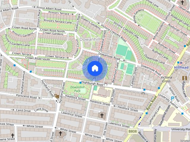 Apartment for rent in Dowanhill, Scotland