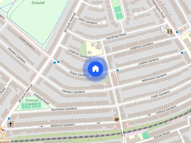 House for rent in Brondesbury, Greater London