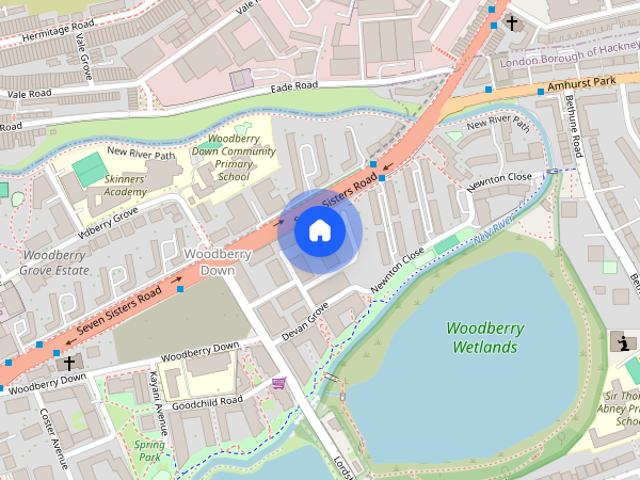 Apartment for rent in Woodberry Down, Stamford Hill
