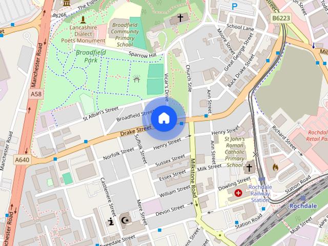 Apartment for rent in Deeplish, Burnedge