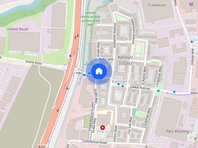 Apartment for rent in Kennet Island, Reading