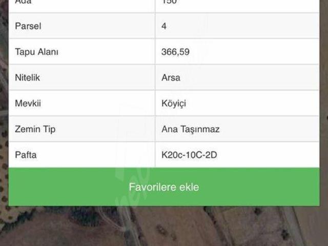 Yağbastı Mahallesi, Kula içerisinde satılık Arsa