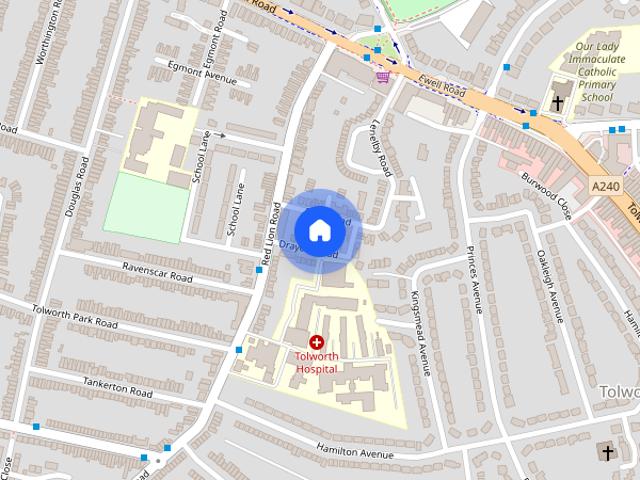 House for rent in Tolworth, Greater London