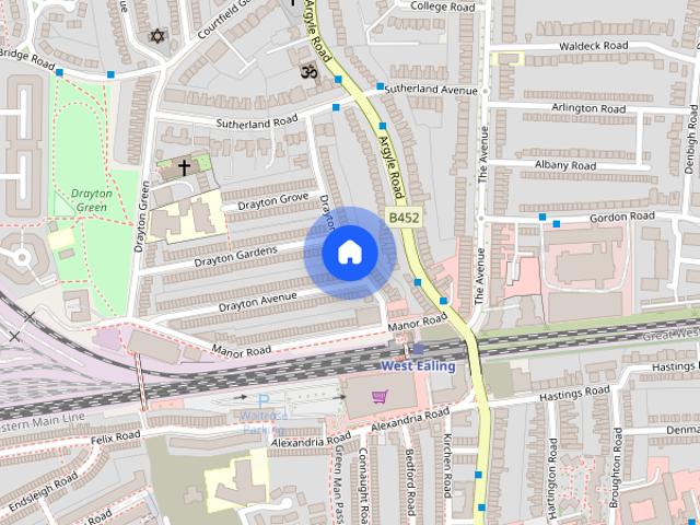 House for rent in London Borough of Ealing, Hanwell