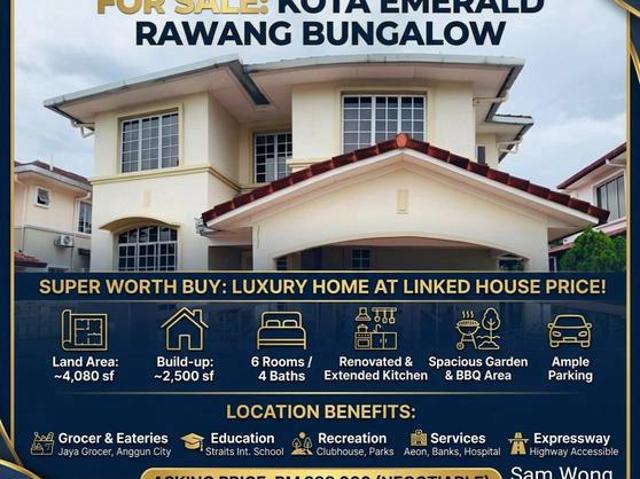 Bungalow for sale in Selayang, Selangor