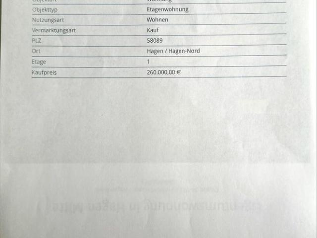 Wohnung kaufen in Mittelstadt, Hagen