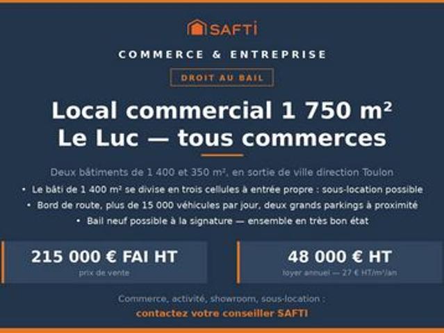 Local Commercial location à Brignoles, Le Luc