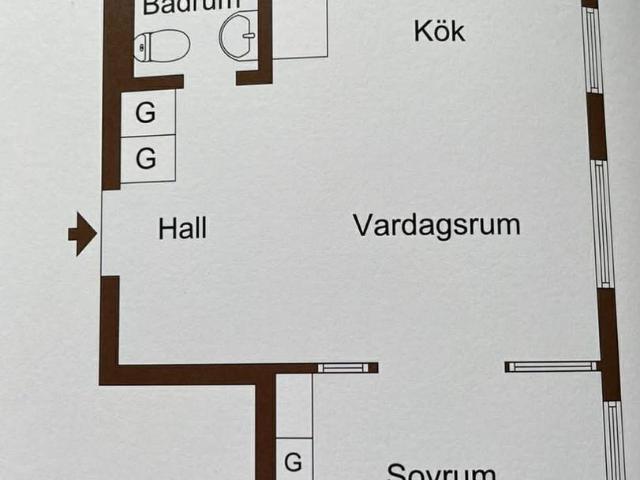 Lägenhet hyra i Norrmalm, Botkyrka
