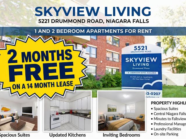Apartment for rent in Niagara, Ontario