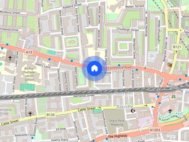 Apartment for rent in St. George in the East, Greater London