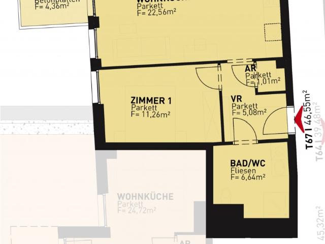 Apartment mieten in Donaustadt, Wien