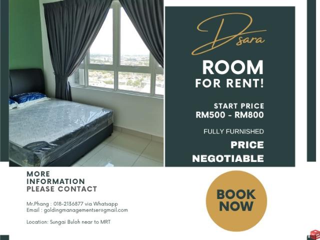 Room for rent in Petaling, Damansara Damai