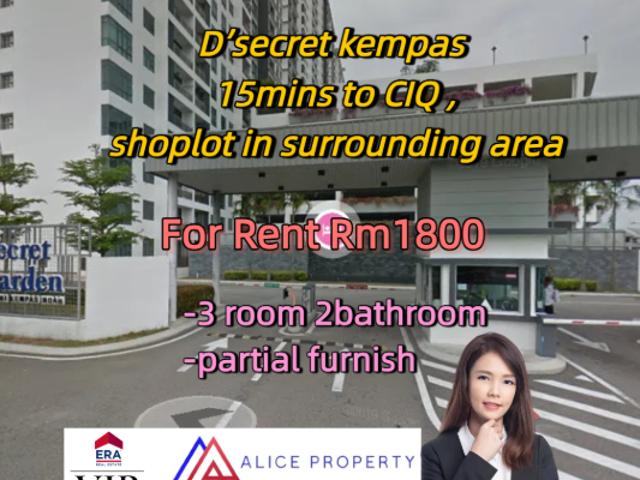 Apartment for rent in Johore Bahru, Johor